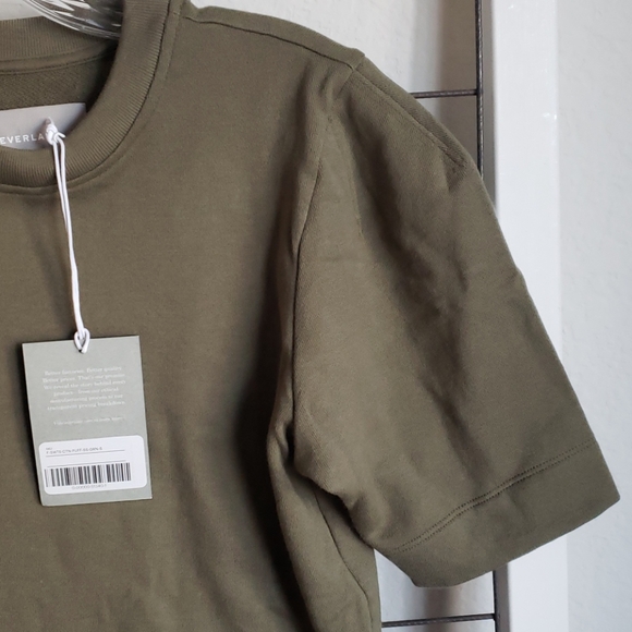 NWT Everlane Lightweight French Terry Puff Tee - Picture 6 of 8